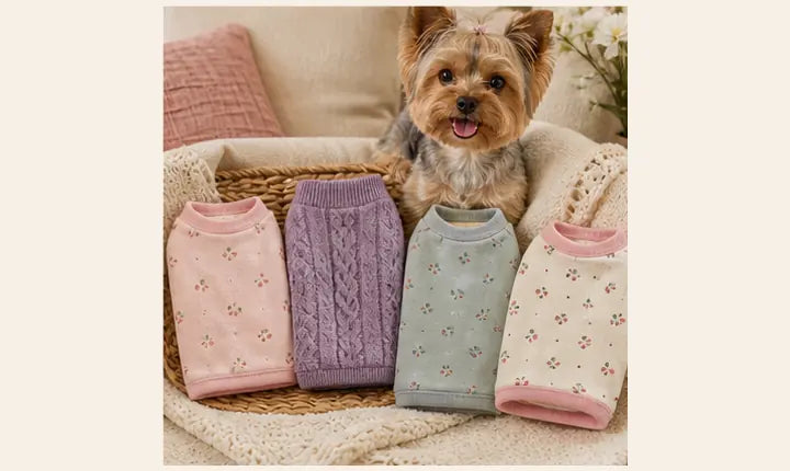 Coordinated Yikeyo dog clothing styles for bundle savings