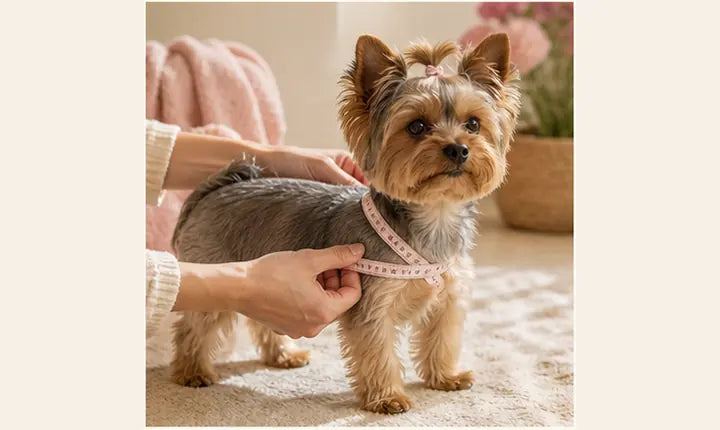 How to measure a very small dog for clothing