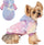 Dog Sweater Dress for Small Dogs Girl Boy, Cute Warm Fleece Dog Hooded Sweaters, Soft Puppy Clothes,Extra Warm Fall Winter Pet Clothes Birthday Dresses Holiday Outfits(Rose Pink,M)