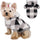 Dog Sweaters for Small Dogs, Winter Dogs Hoodies Boy Girl, Warm Fleece Clothes for Teacup Chihuahua Yorkie, Pet Apparel Outfit,Brown Leopard,XXS