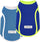 2 Pack Dog Clothes,Dog Shirts for Small Dogs,Quick Dry Dog Vest Boy Girl Summer, Puppy T-Shirt with Reflective Strip,Sun Protection Sleeveless Cool Breathable Pet Apparel(Green and Blue, M)
